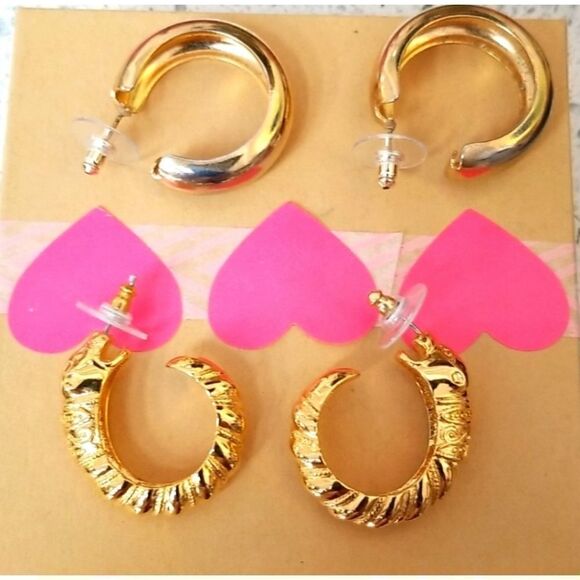 BEAUTIFUL GOLD EARRINGS!!!   - Picture 1 of 1